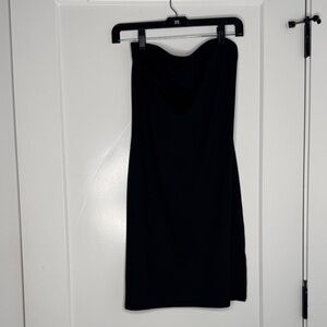 Anne Fontaine Black Strapless Sheath Dress